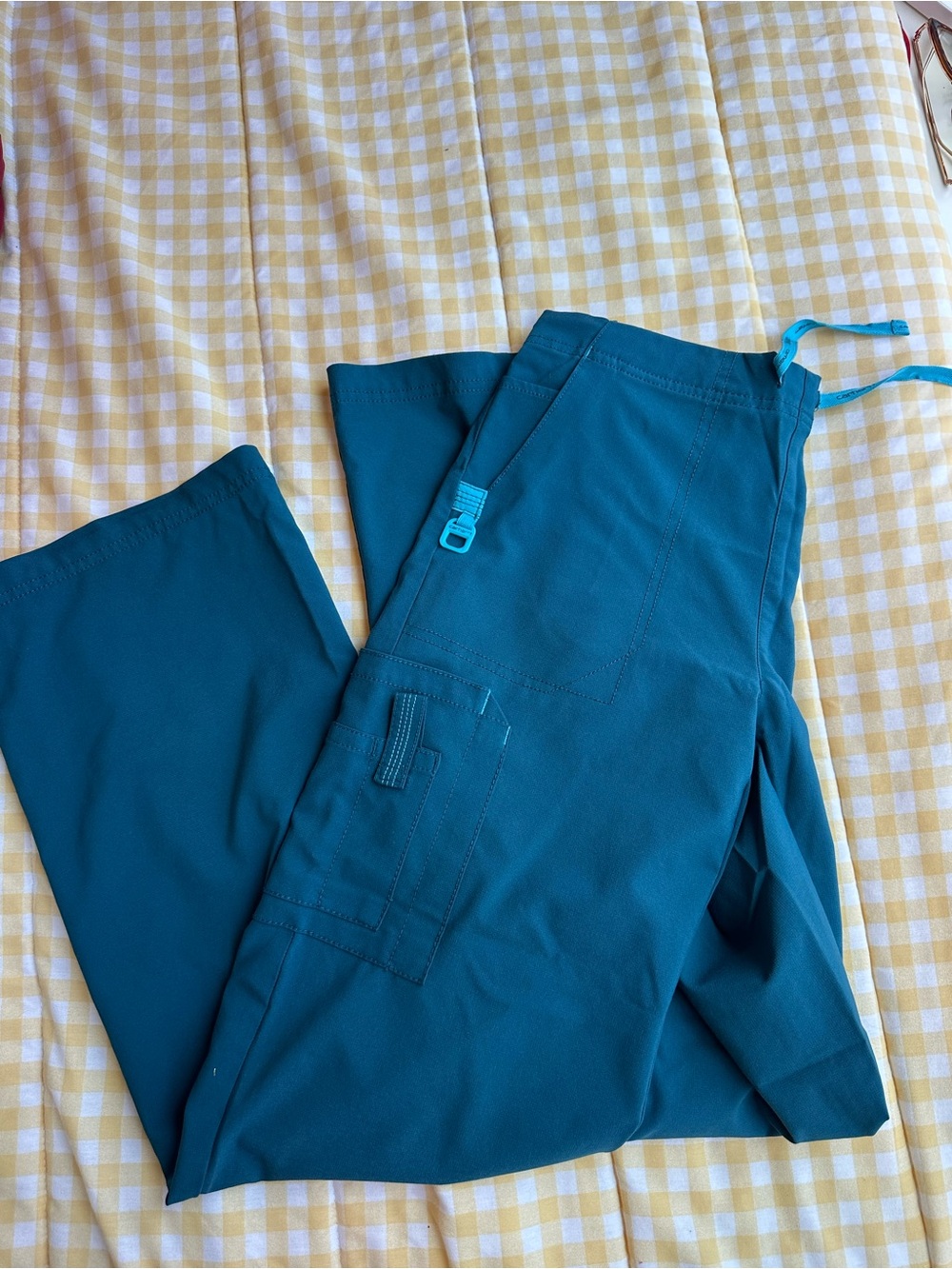Carhartt Force Drawstring Baby Blue Scrubs - Picture 2 of 9